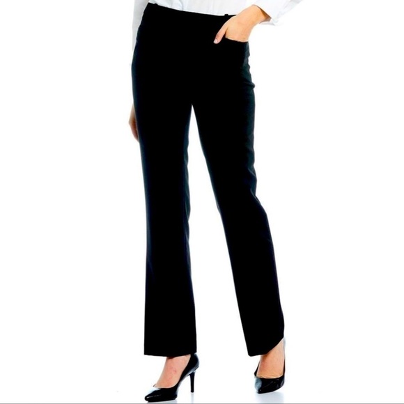 Calvin Klein Modern Fit Stretch Luxe Boot Cut Trouser Slacks Pants - Size 8 - Picture 1 of 11
